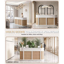 Velmor 70-Inch Modern Wooden Reception Desk With Lockable Drawers (SAK26148)