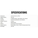 Velmor 70-Inch Modern Wooden Reception Desk With Lockable Drawers (SAK26148)