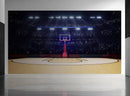 Basketball Court Stadium Wallpaper Mural.