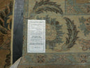 5' 6" X 9' Vintage Handmade Jaipur Indian Floral Oriental Wool Rug Veg Dyes