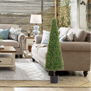 Topiary Tree Plant Potted Trees Decorations For Indoor Living Room Outdoor Tree Artificial Boxwood 120cm 2pcs/set
