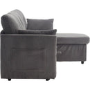 Modular Sectional Sofa L Shaped Modular Couch with Reversible Chaise Modular Sofa Sectional Couch with Storage Seats