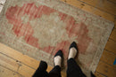 2.5x4.5 Vintage Distressed Oushak Rug