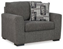 Gardiner - Chair And A Half - Pewter