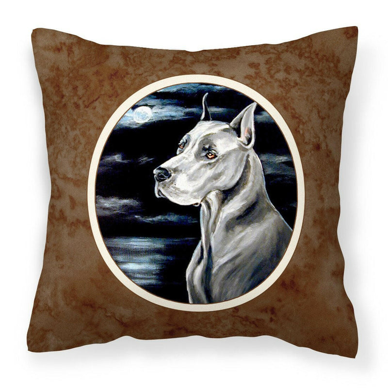 Great Dane Moonlight Fabric Decorative Pillow 7067PW1414