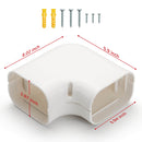 90° Flat Elbow Part, Line Cover Set for Split AC