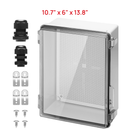 Outdoor Electrical Waterproof Junction Box, Transparent Cover
