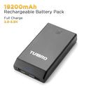 AirSupply MS12 Replacement Battery, 19,200mAh Rechargeable, 50-Hour Runtime