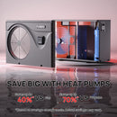 Beluga Inverter Pool Heat Pump, 50K/75K BTU