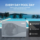 Beluga Inverter Pool Heat Pump, 33K/58K/100K BTU