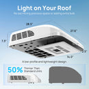 Greenland 9,000 BTU 12V DC Inverter Rooftop RV Air Conditioner