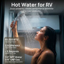 Rotorua 65K BTU RV Tankless Propane Water Heater with Door