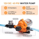 Rotorua RV Diaphragm Water Pressure Pump