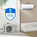 Finnmark 24,000 BTU Single Zone Mini Split AC (R32)