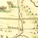 Vintage Map of Russia 1665