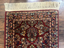 Small Karastan Rug 2.6 x 4 Red Sarouk