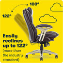 Claremont Ergonomic Office Chair Lumbar Support Chestnut