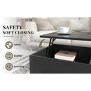 Lift-Top Coffee Table with Storage Center Tables Hidden Compartment & 2 Drawers, Sofa Table For Living Room