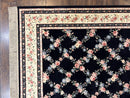 Karastan Rug 8' 8" x 12" Garden of Eden Collection Ebony Trellis