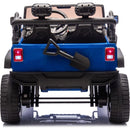 24V Two-Seater Kids Ride On Truck Car W/Parents Control,200wx2,Seat width 20.28in,Four-wheel Suspension,LED Lights,Music,MP3,Bluetooth,Two independent seat belts,Suitable for off-road For Kids Aged 3+