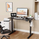 40x24 Inch Electric Standing Desk With Memory Presets Black