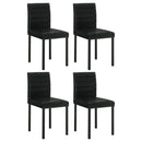 Garza Upholstered Dining Side Chair Black (Set of 4)