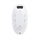 Elaris 71-Inch Acrylic High-Back Oval Whirlpool Tub With 6 Jets LED Light And Gel Pillow (SAK21370)