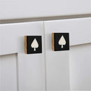 Mascot Hardware Casino 1-3/7 in. Diamond, Heart, Clubs, Spade Drawer Cabinet Knob