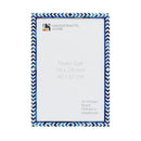 Poster Picture Frame Taj Pattern Bone Inlay Collection in 5 Sizes, Blue