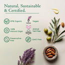 Organic Face Moisturizer for Dry Skin, Hydrating Facial & Body Butter Cream