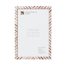 Poster Picture Frame Chevron Pattern in 5 Sizes, Brown