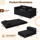 Queen Convertible Sofa Bed, Corduroy Folding Couch