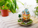 Miniature Wizardi Roombox Kit - Mini House Dollhouse Kit F07M5-17-2003
