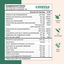 Emma Relief Gut Health Support, Digestive Comfort, Gas & Bloating, 60 Caps
