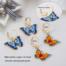 Girls Hypoallergenic Huggie Hoop Earrings with Charm Small Dangle Hoop Earrings Set for Teen Girls (16 Pairs)