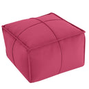 Round Pouf Ottoman Foot Rest, 20"x15"