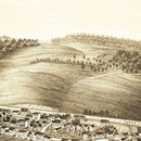 Vintage Map of Johnsonville, New York 1887