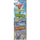 Baker's Bar Lake Directional | Wall Art Print on Real Wood