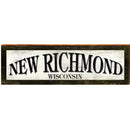 New Richmond Wisconsin Sign | Wall Art Print on Real Wood