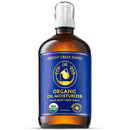 Organic Body Oil Dry Skin 8oz - After Shower Natural Face Oil & Body Moisturizer with Cold Pressed Almond, Olive, Jojoba, Rosehip, Vitamin E & Lavender oils. Clean Facial Skin Care for Women & Men