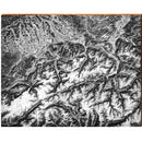 Switzerland Map | Wall Art Print on Real Wood