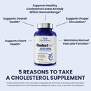 1MD Nutrition CholestMD with Olive Leaf Extract, Bergavit, Niacin, Garlic | 120 Capsules (2-Pack)