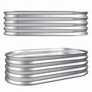 Galvanized Raised Garden Bed Kit for Vegetables, Flowers & Herbs, Rust-Resistant, Easy Assembly