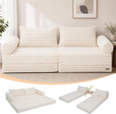 Queen Convertible Sofa Bed, Corduroy Folding Couch