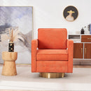 Swivel Barrel Chair for Living Room,360 Degree Swivel Club Modern Accent Single Sofa Chair, Small Leisure Arm Chair for Nursery, Hotel, Bedroom, Office