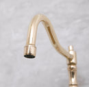 Elegant Vintage Brass Bridge Faucet