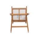 27' Height, Cream Woven Cane Plastic Backrest Bar Stool - Foam-Padded Fabric Seat & Durable Rubberwood Frame