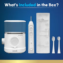 Waterpik Sonic-Fusion Flossing Electric Toothbrush Water Flosser, White