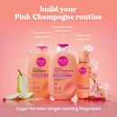 eos Cashmere Body Wash – Pink Champagne, Moisturizing Body Wash, Creamy Gel Formula, with Shea Butter, Glycerin, Vitamin E, pH Balanced, Sensitive Skin, Vegan, 16 fl oz
