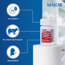 MAJOR Ferosul - Ferrous Sulfate 325mg Tablets with 65mg of Elemental Iron - Iron Supplement for Women, Men - Red - 100 Count (3 Pack)